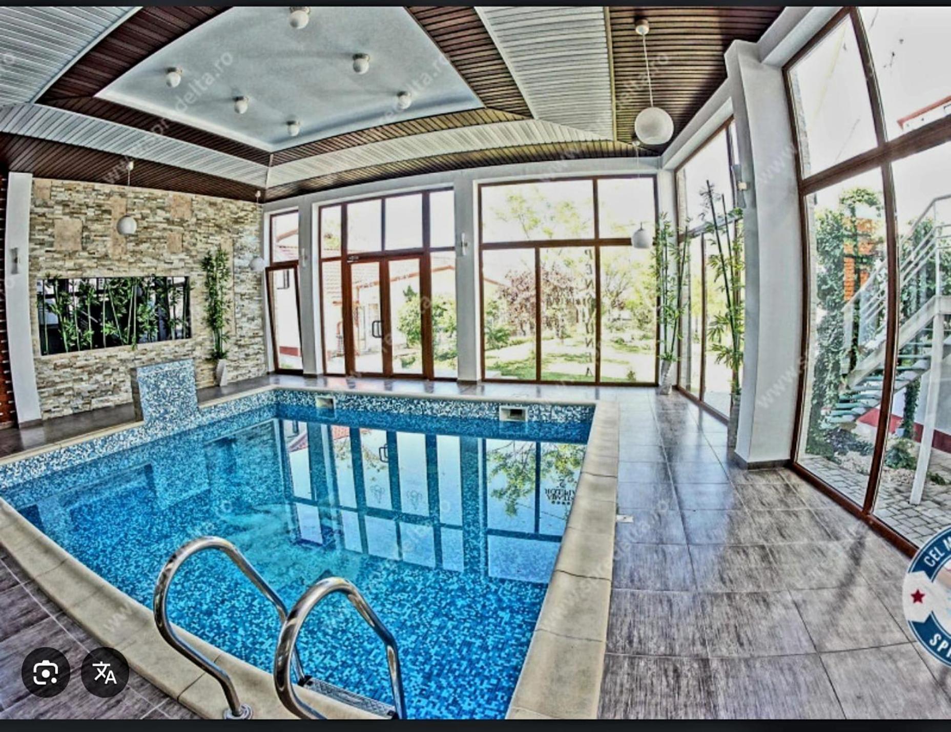 Steaua Apelor Family Resort Nufaru Exteriör bild